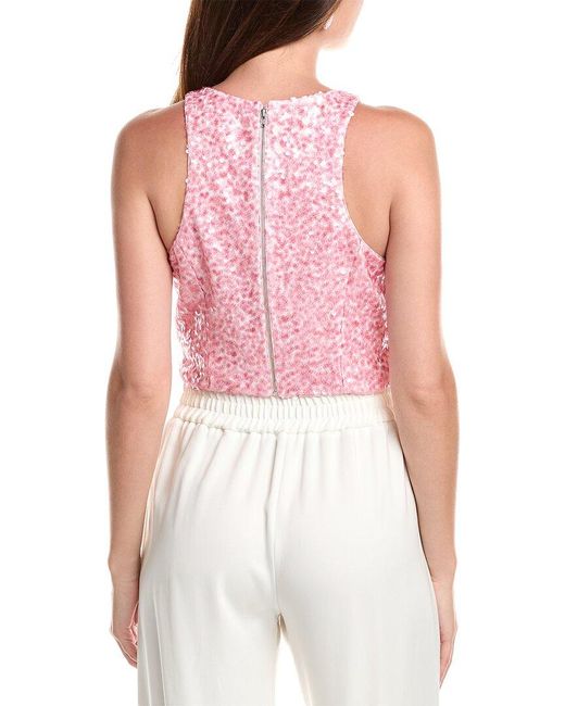 Sachin & Babi Pink Sequin Lexi Top