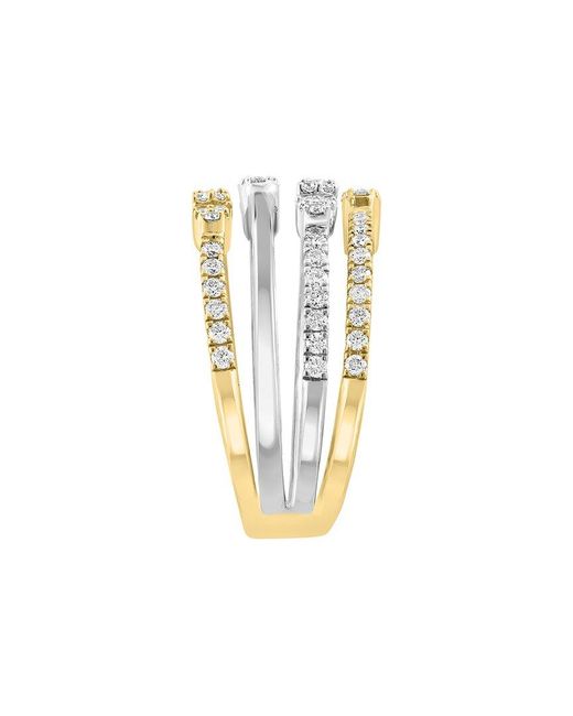 Effy Fine Jewelry White 14K 1.33 Ct. Tw. Diamond & Sapphire Ring