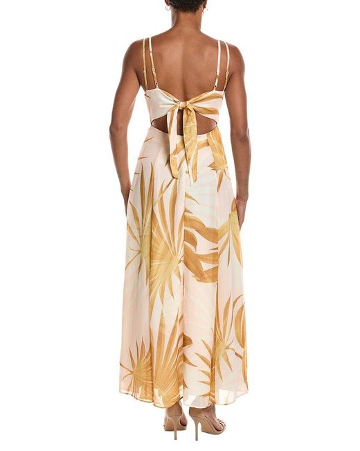 Reiss Metallic Vida Strappy Midi Dress