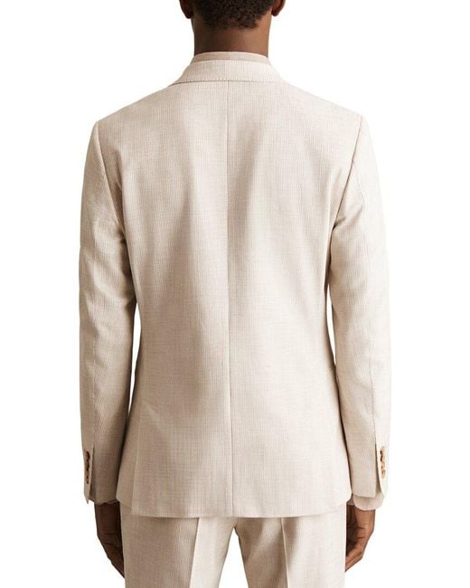Reiss Natural Kai Pinstripe Jacket for men