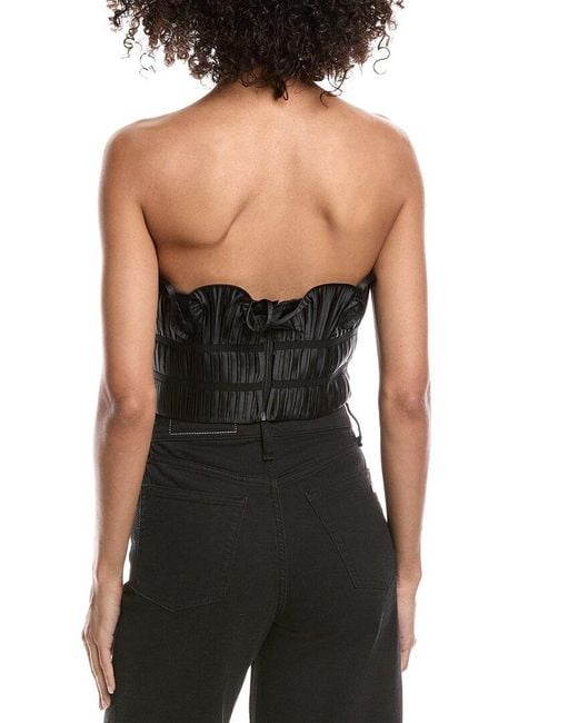 AMUR Black Oriel Top