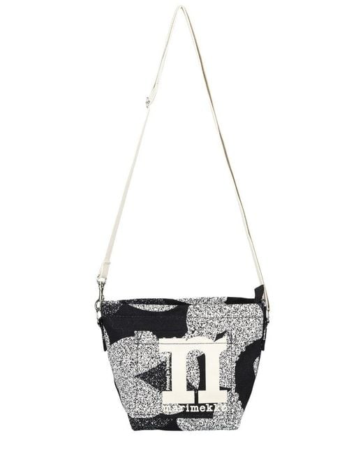 Marimekko White Marimekko Mono Mini Crossbody Unikko Satchel