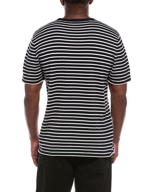 ATM Black Cashmere-Blend Crewneck Sweater for men