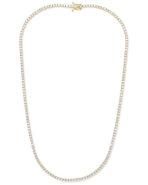 Diana M White Fine Jewelry 14k 5.00 Ct. Tw. Diamond Tennis Necklace
