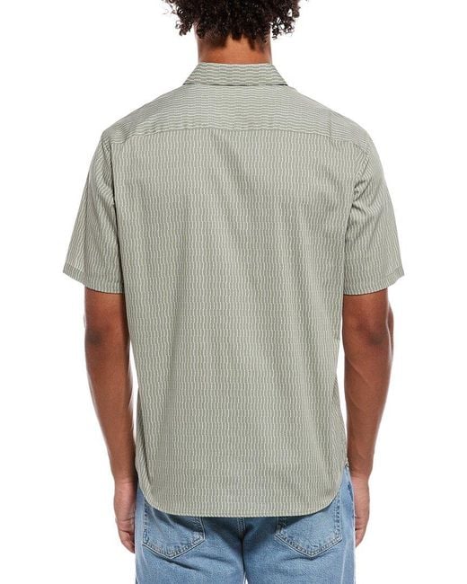 Theory Gray Irving Movement Shirt for men