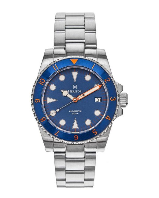 Heritor Blue Luciano Watch for men