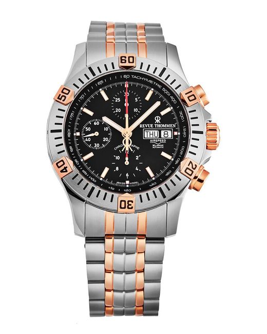 Revue thommen airspeed day date automatic watch best sale