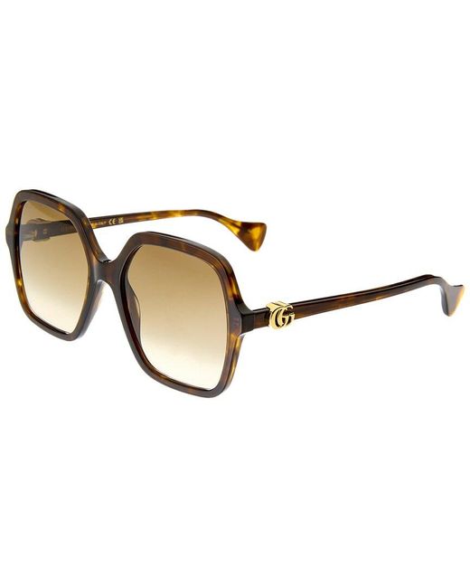 Gucci Brown GG1072S 56mm Sunglasses