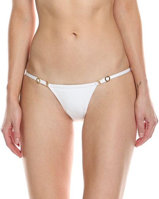 Melissa Odabash White Capri Bikini Bottom