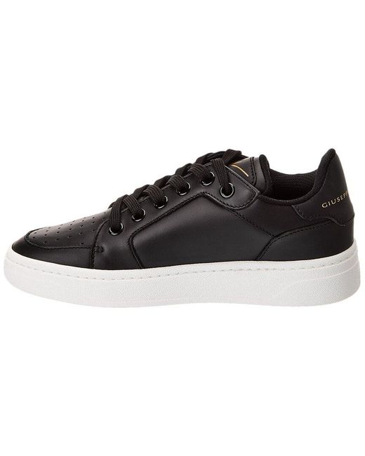 Giuseppe Zanotti Black Gz/94 Leather Sneaker