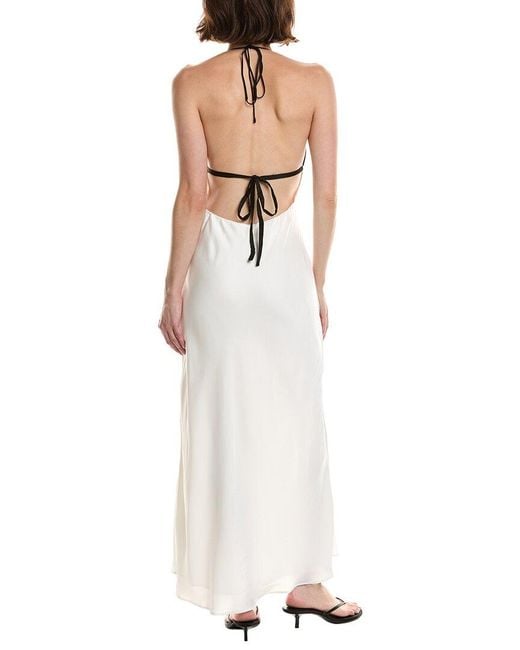 Nia White Wolfe Maxi Dress