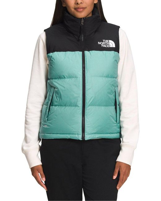 The North Face 1996 Retro Nuptse Vest in Green | Lyst Canada