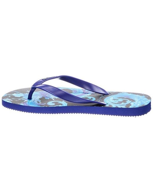 Versace Jeans Couture Blue Rubber Sandal for men