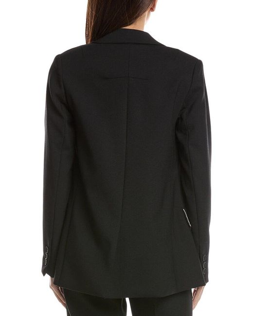 AllSaints Black Atlas Krys Wool-Blend Blazer