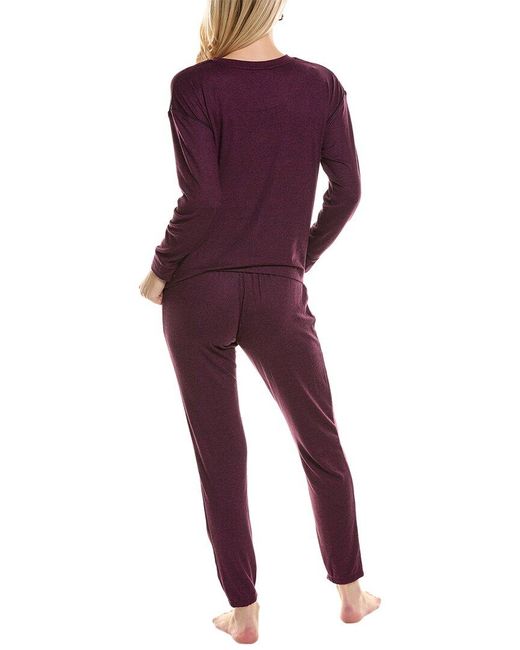 Sanctuary Purple 2pc Pullover & jogger Pant Set