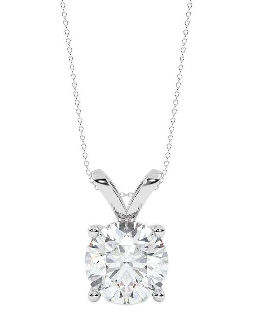 Lab Grown Diamonds White 14k 1.50 Ct. Tw. Lab-grown Diamond Necklace