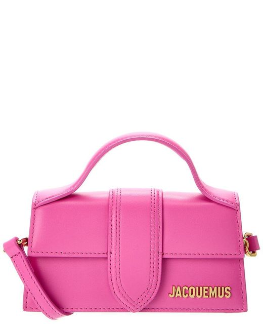 Jacquemus Pink Le Grand Bambino Leather Shoulder Bag