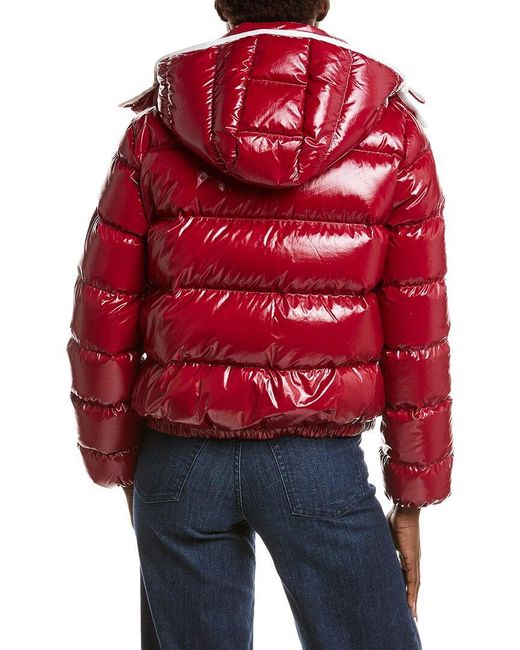 Moncler Red Puffer Down Jacket