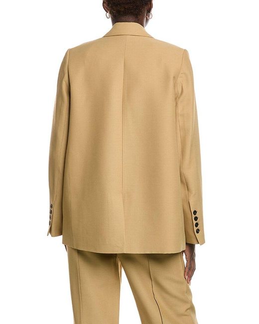 Co. Natural Boxy Wool-Blend Blazer
