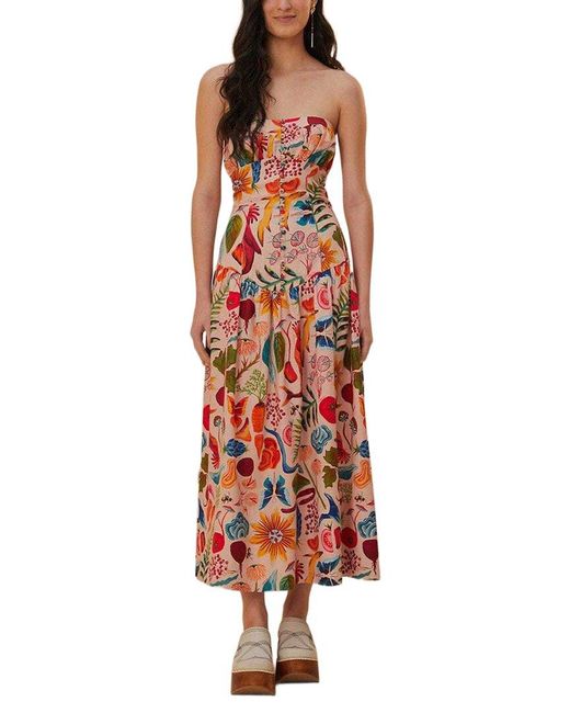 Farm Rio Red Maxi Dress