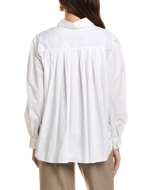 Officine Generale White Officine Generale Mahault Poplin Top