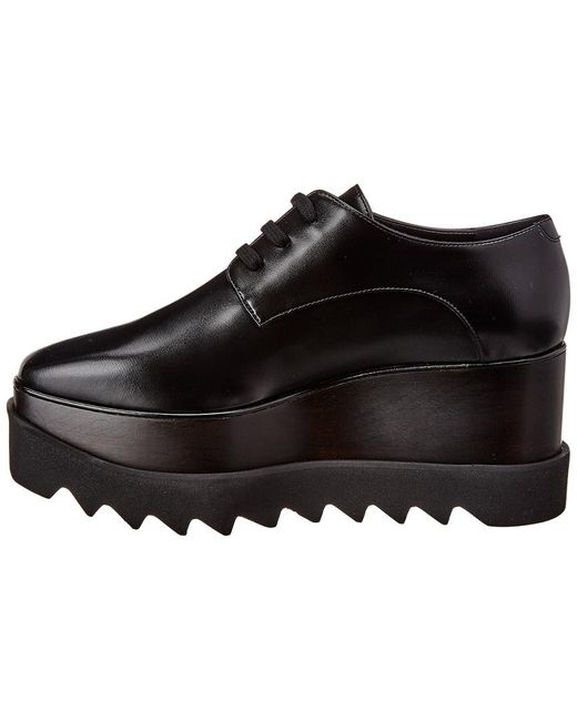 plain black platform shoes