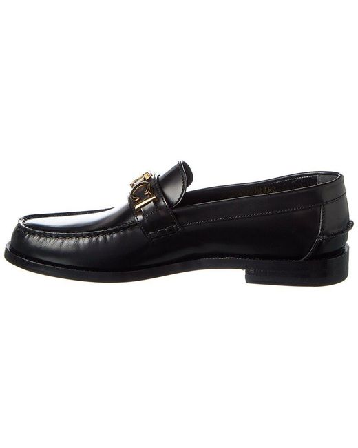 Gucci Black Leather Loafer for men