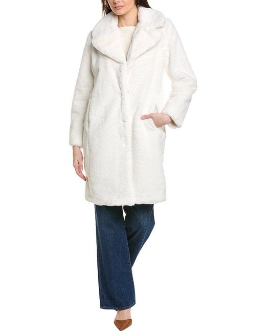 NVLT White Bunny Long Coat