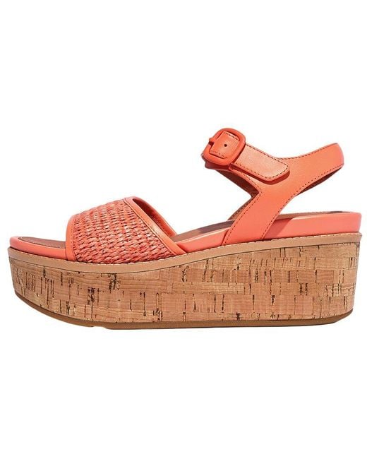 Fitflop Pink Eloise Leather Sandal