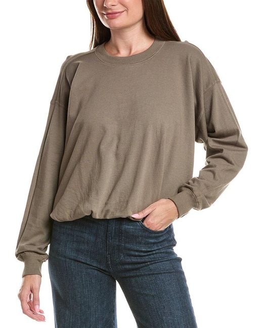 Michael Stars Brown Mariah Sweatshirt