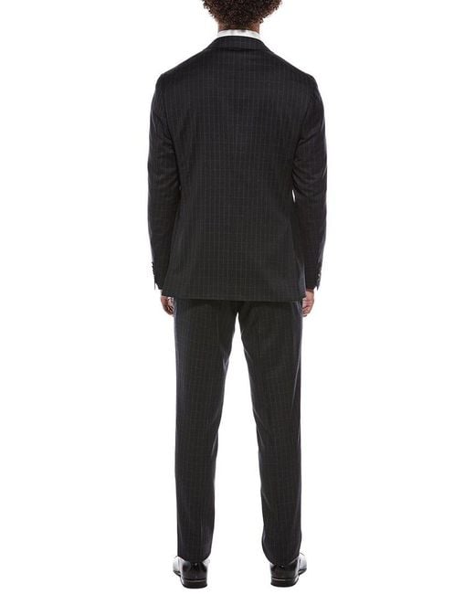 Canali Black 2Pc Wool-Blend Suit for men