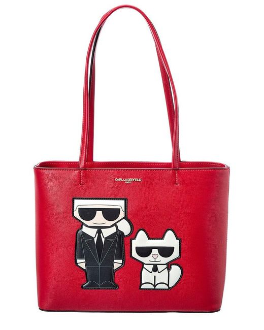 Karl Lagerfeld Maybelle Tote in Red Save 1 Lyst