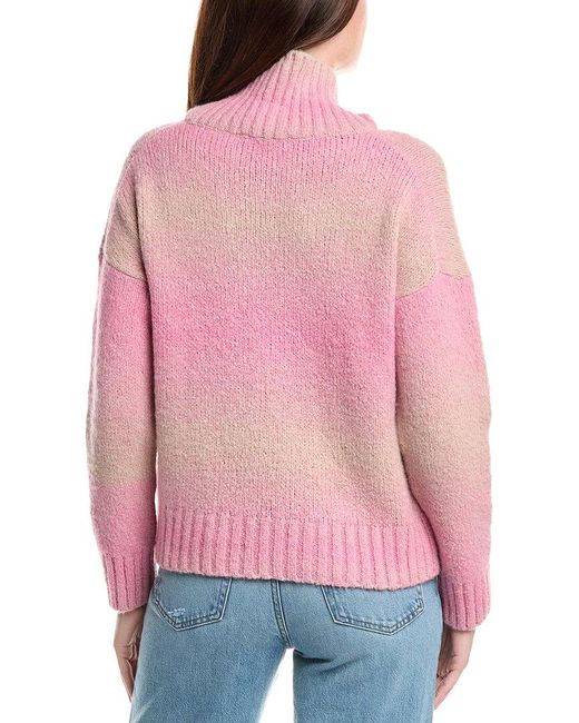 Maje Red Wool-Blend Sweater