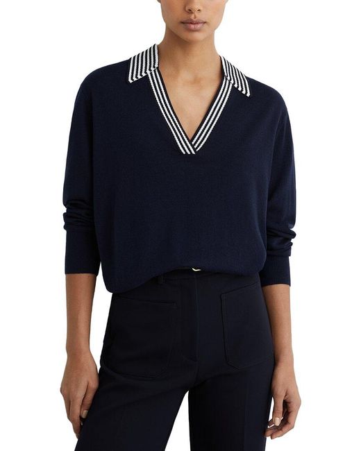 Reiss Blue Nova Jumper