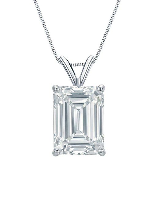 Sabrina Designs Lab Grown Diamonds White 14K 2.50 Ct. Tw. Lab-Grown Diamond Solitaire Pendant