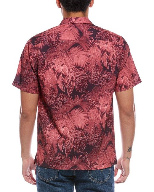 Tommy Bahama Red Luminescent Shirt for men