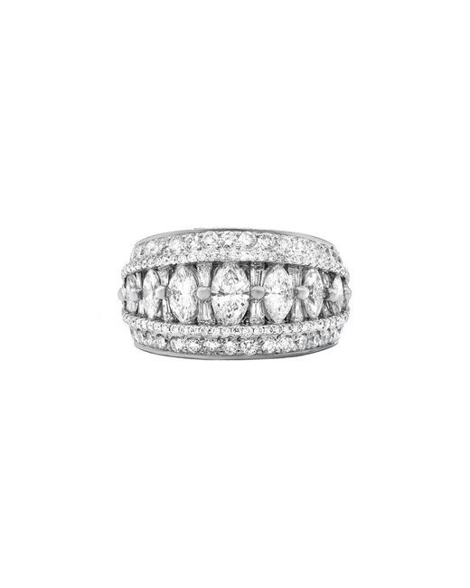 Diana M Fine Jewelry White Gold 4.25 Ct. Tw. Diamond Eternity Ring