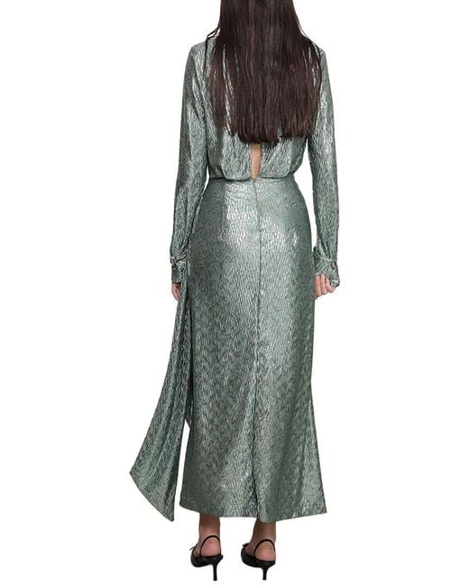Sabina Musayev Green Carley Midi Dress