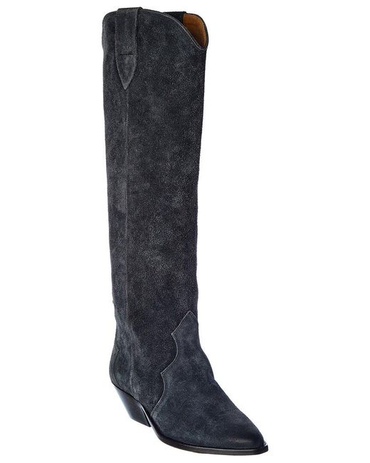 isabel marant denvee suede boot