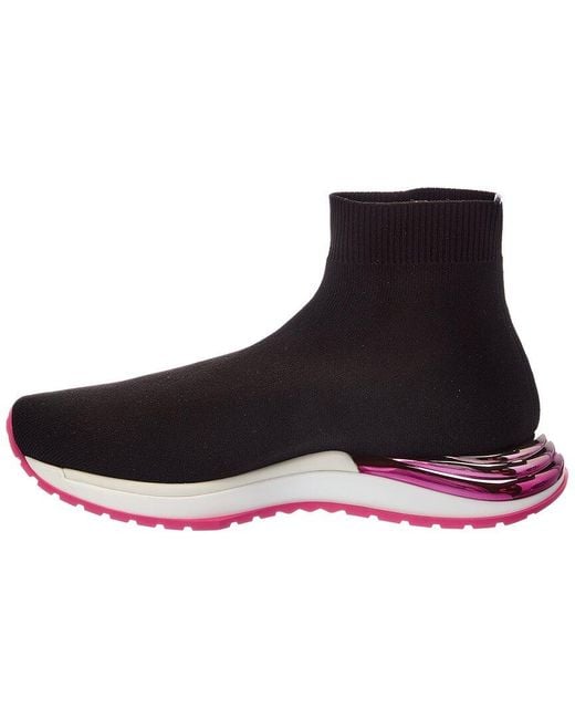 Ferragamo Black Ninette Knit Sock Sneaker