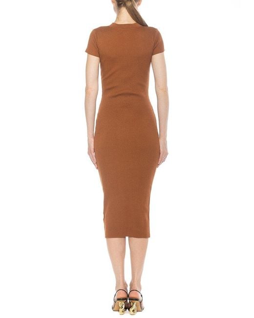 Alexia Admor Brown Rhys Sheath Dress