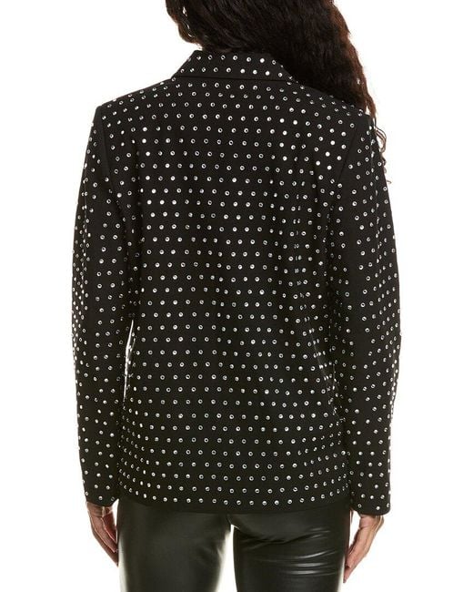 The Sei Black Crystal Blazer