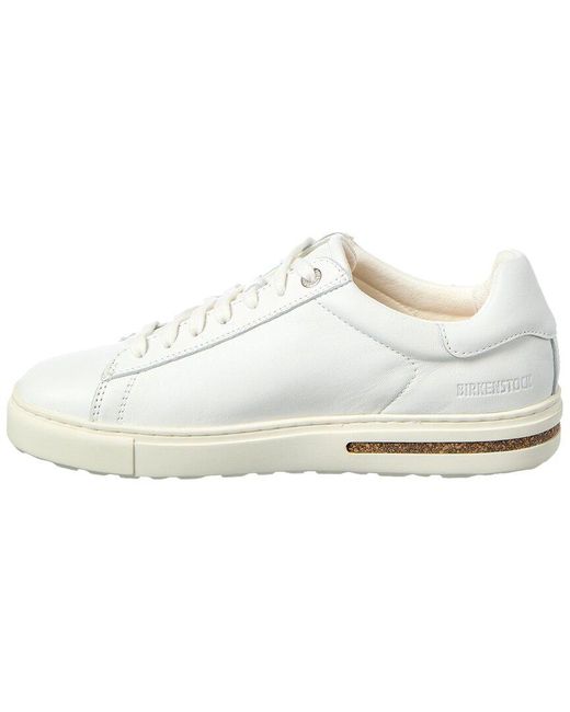 Birkenstock White Bend Low Ii Narrow Leather Sneaker