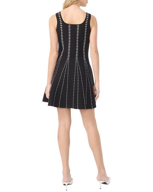 Ted Baker Black Bella Sleeves Square Neck Mini Dress