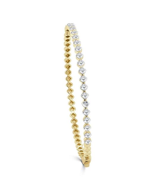 Sabrina Designs Metallic 14k 1.68 Ct. Tw. Diamond Bangle Bracelet