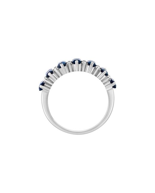 Effy Fine Jewelry Blue 14K 2.16 Ct. Tw. Diamond & London Topaz Ring