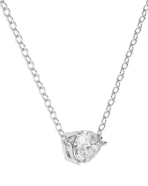 Lab Grown Diamonds Metallic 14K 1.00 Ct. Tw. Lab-Grown Diamond Necklace