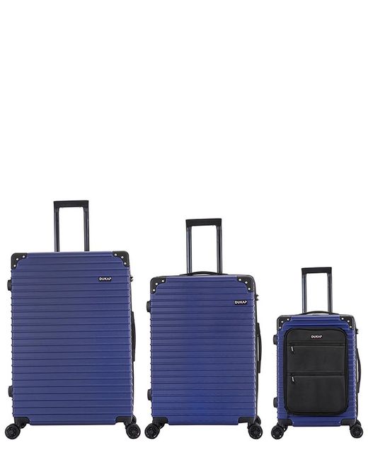 DUKAP Purple Tour 3pc Luggage Set