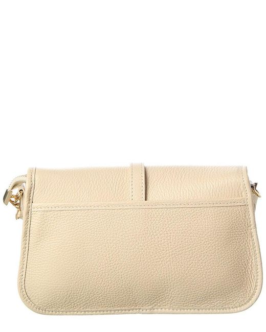 Italian Leather Natural Crossbody