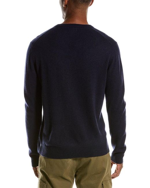 Magaschoni Blue Tipped Cashmere Sweater for men